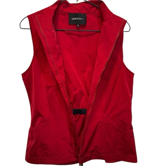 Lafayette 148 New York Jackets & Blazers - Lafayette 148 New York Women Red Vest M